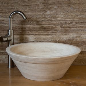 Travertine walnut